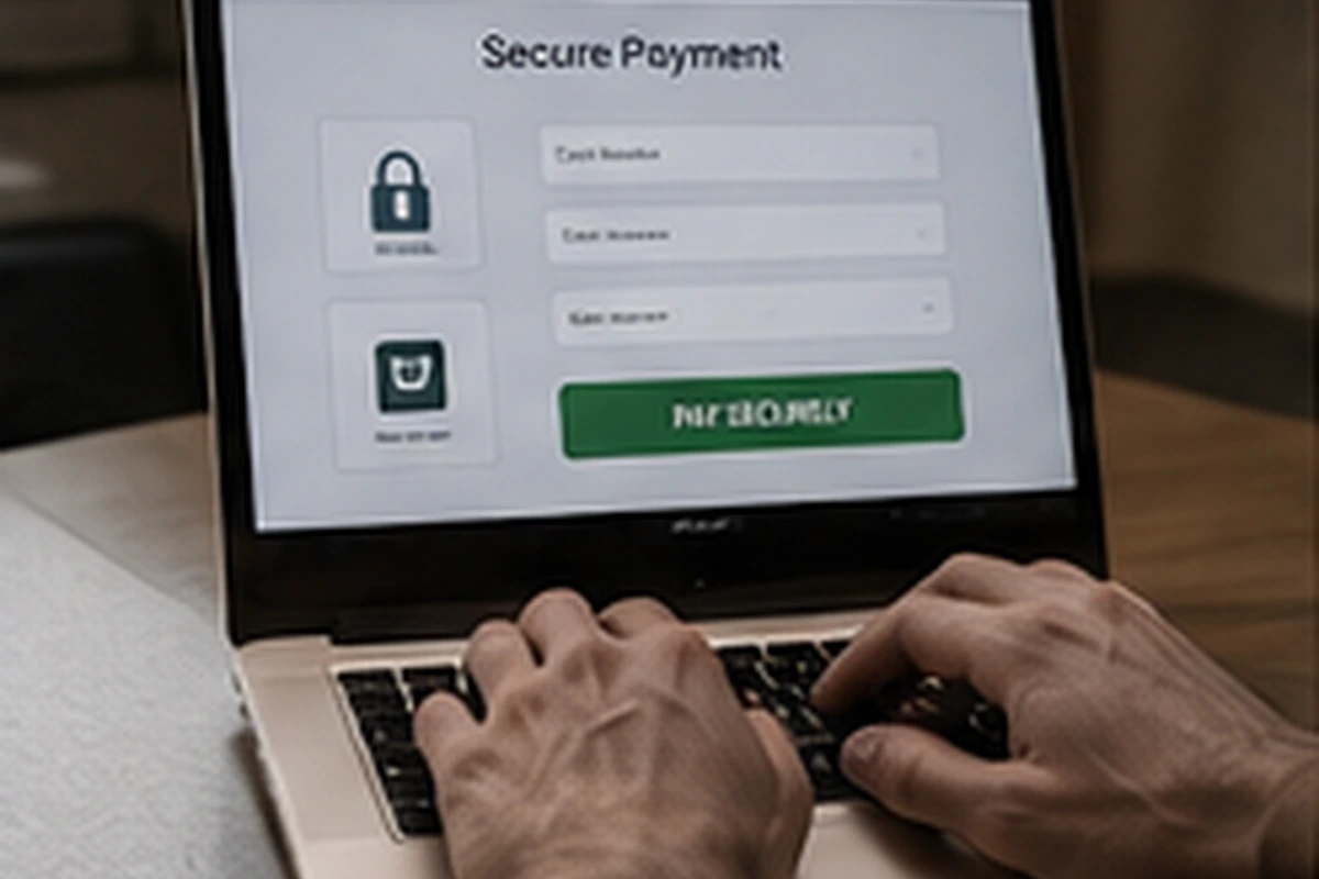 Secure online vehicle payment process