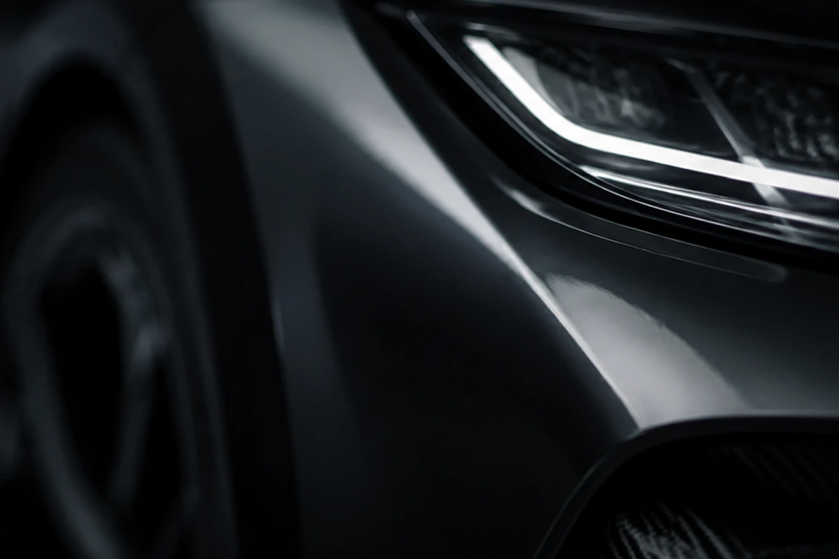 Vehicle headlight detail